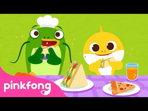 🥪Сэндвич мне, пожалуйста | Здоровый День Акулёнка | Пинкфонг Песни для Детей