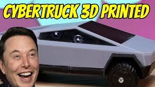 3D Printing A Mini Cybertruck