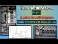 Star-Delta Starter Control Circuit//Complete Tutorial with Wiring Diagram #stardeltastarter 