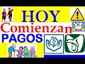 HOY COMIENZAN PAGOS !! PENSIONADOS IMSS E ISSSTE Y PAGOS BIENESTAR TAMBIEN !! #vaquitapolitica