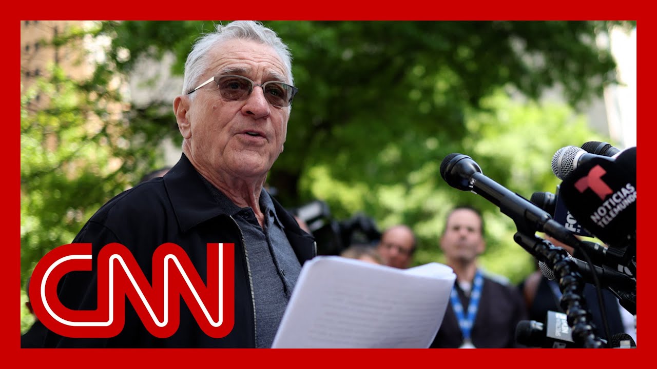 Robert De Niro spars with bystander during remarks outside Trump ...