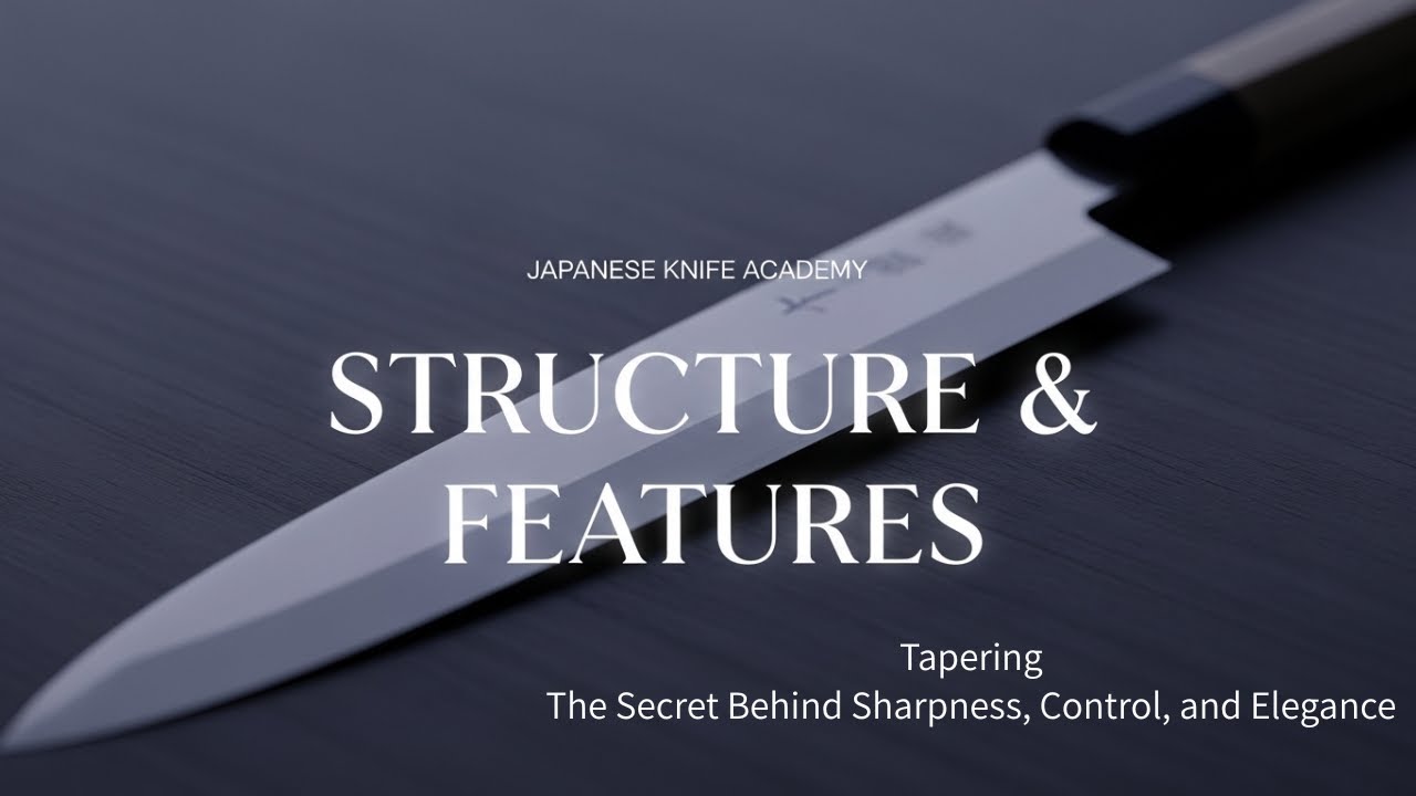 The Art of Japanese Knives: Mastering Tapering through Craftsmanship