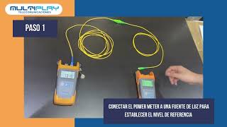 Procedimiento para medir pérdida con Power meter