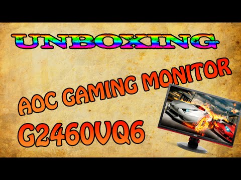 Unboxing Monitor gaming AOC G2460VQ6 / Review en Español