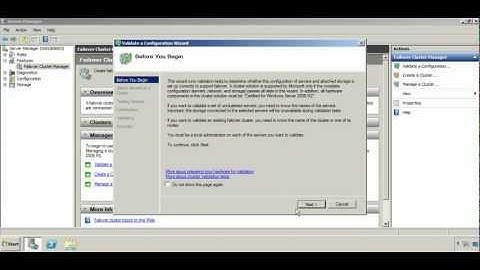 15 1 Windows Server 2008 R2 Validate Failover Cluster