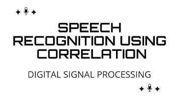Presentation on speech recognition using DSP algorithms