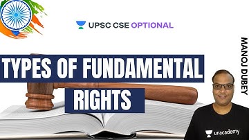 L21: Types of Fundamental Rights | UPSC CSE/IAS 2021 | Manoj Dubey