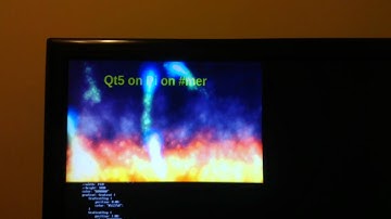 Qt5 Particles on Pi on #merproject
