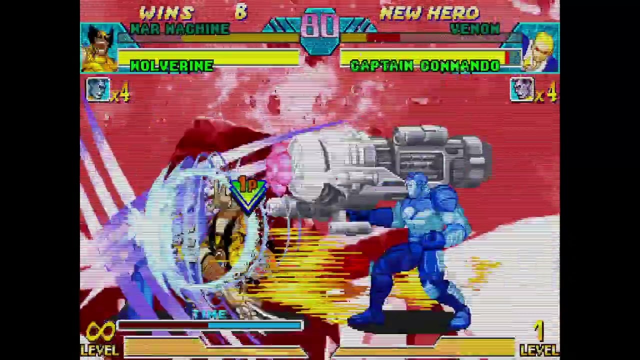 Marvel vs. Capcom - War Machine, Wolverine vs. Venom, Captain Commando 8