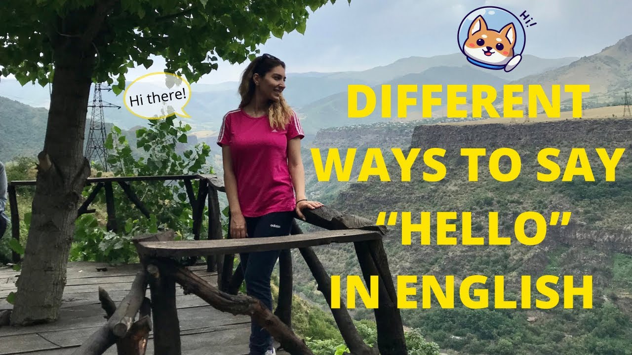 Different ways to say "Hello" in English - YouTube