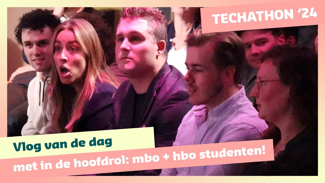 Techathon '24 - vlog van de dag...