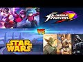 Kof vs star wars 1 vs 1 fight  mobile legends star wars vs kof