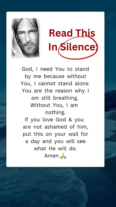 Take 10 Seconds To Read This In Silence ✝️🙏 Powerful Prayer 💟 #jesuslovesyou #prayer #faith #jesus