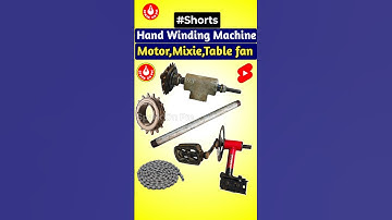 How to make hand winding machine. #shorts #shortvideo #windingmachine #fan #mixie #motor #waterpump