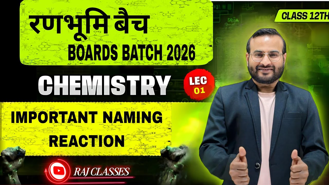 class 12 chemistry important naming reaction broad exam 2026