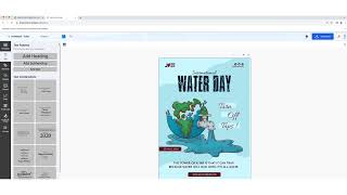 How to Create World Water Day Poster?