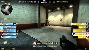 CS:GO Quantic V mousesports Copenhagen Games 2013 Train