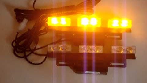 12 LED Gen III Grill high power Strobe Flashing Warning Light Canada