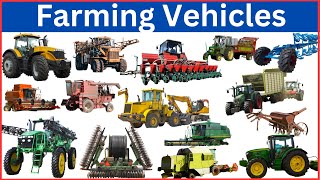 Agriculture Machinery || Learn Farming Vehicles in English with videos by InfoZillien 34,852 views 3 weeks ago 9 minutes, 21 seconds