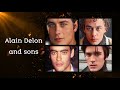Alain Delon and sons | mix of faces | Ari Boulogne, Anthony Delon, Alain-Fabien Delon