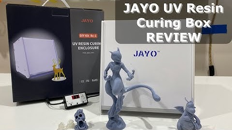 SUNLU JAYO UV Resin Curing Box Review, Assembly and  Unboxing