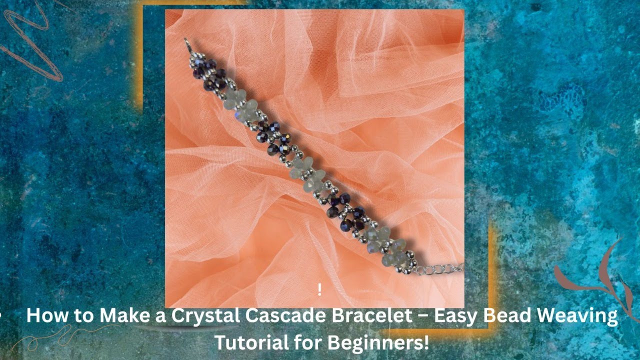 How to Make a Crystal Cascade Bracelet – Easy Bead Weaving Tutorial for ...