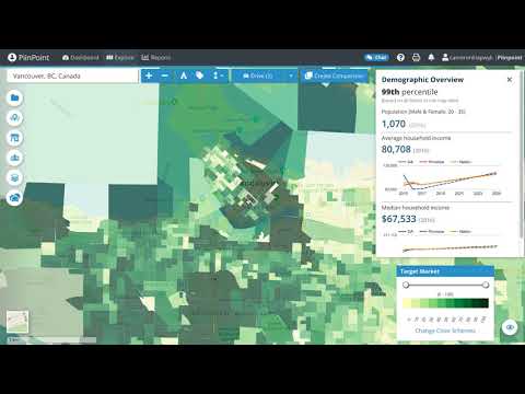 Identify areas that fit your target demographics with PiinPoint Location Intelligence - video from PiinPoint