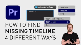 How to find the missing timeline