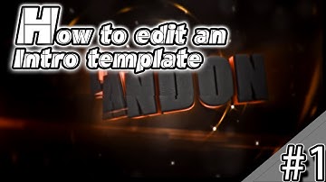 How To Edit an Intro Template In C4D And AE!