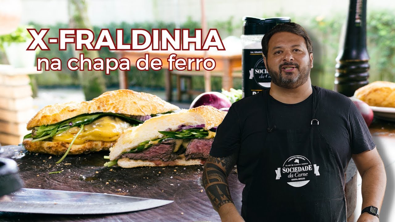 X-Fraldinha na Chapa de Ferro