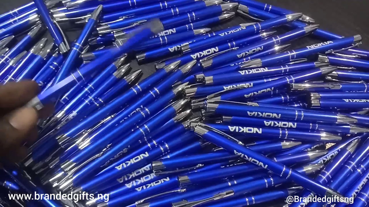 Printed Metallic Pens 🖋 @Brandedgiftsng 😘 