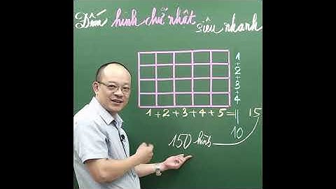 Đếm hình chữ nhật siêu nhanh!