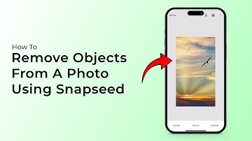 How To Remove Objects From a Photo Using Snapseed?