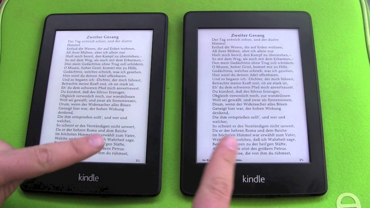 Amazon Kindle Paperwhite 2013 vs 2012 Vergleich Lohnt sich ein