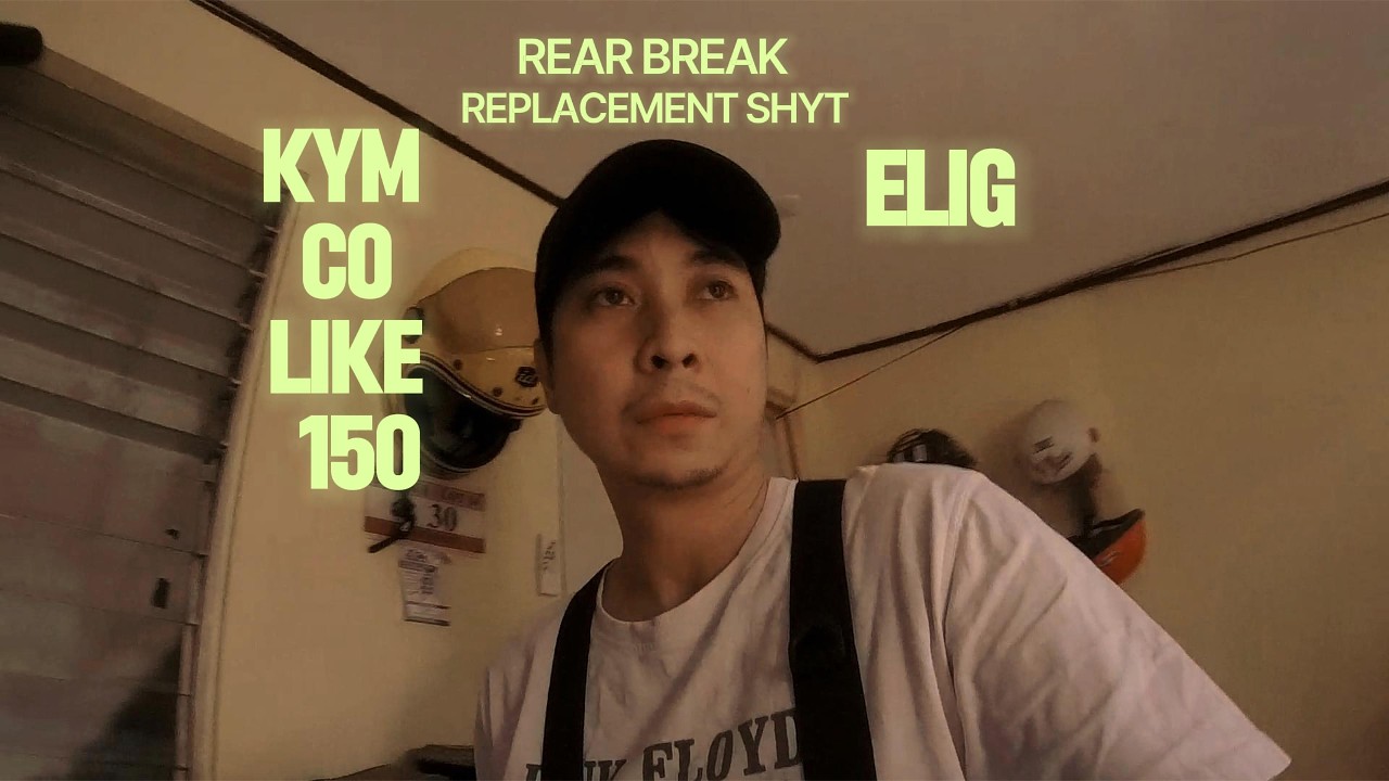 Kymco like 150 rear break change