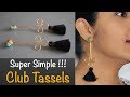 Tassel earrings | Easy to make Tassel Ear ring | VHMJ