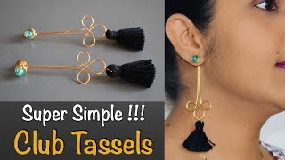 Tassel earrings | Easy to make Tassel Ear ring | VHMJ