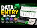 Microsoft Excel | Page 1 | Data Entry