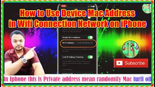 How to Use Device Mac Address in Wifi Connection Network on iPhone screenshot 4