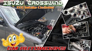 Isuzu Crosswind (EGR Intake Cleaning)