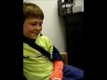 Cochlear Implant: Funny 11 year old boy reaction during activation