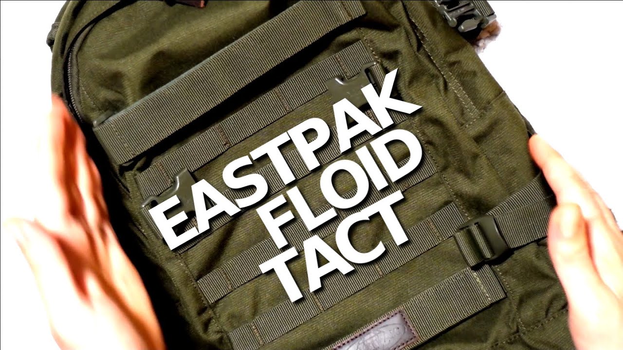 eenzaam inval camera EASTPAK FLOID TACT is my new backpack! - YouTube