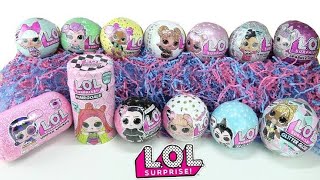 LOL Surprise Dolls Confetti Pop, Makeover, Hairgoals, Boys, Winter Disco بيضة لول المفاجأة ?