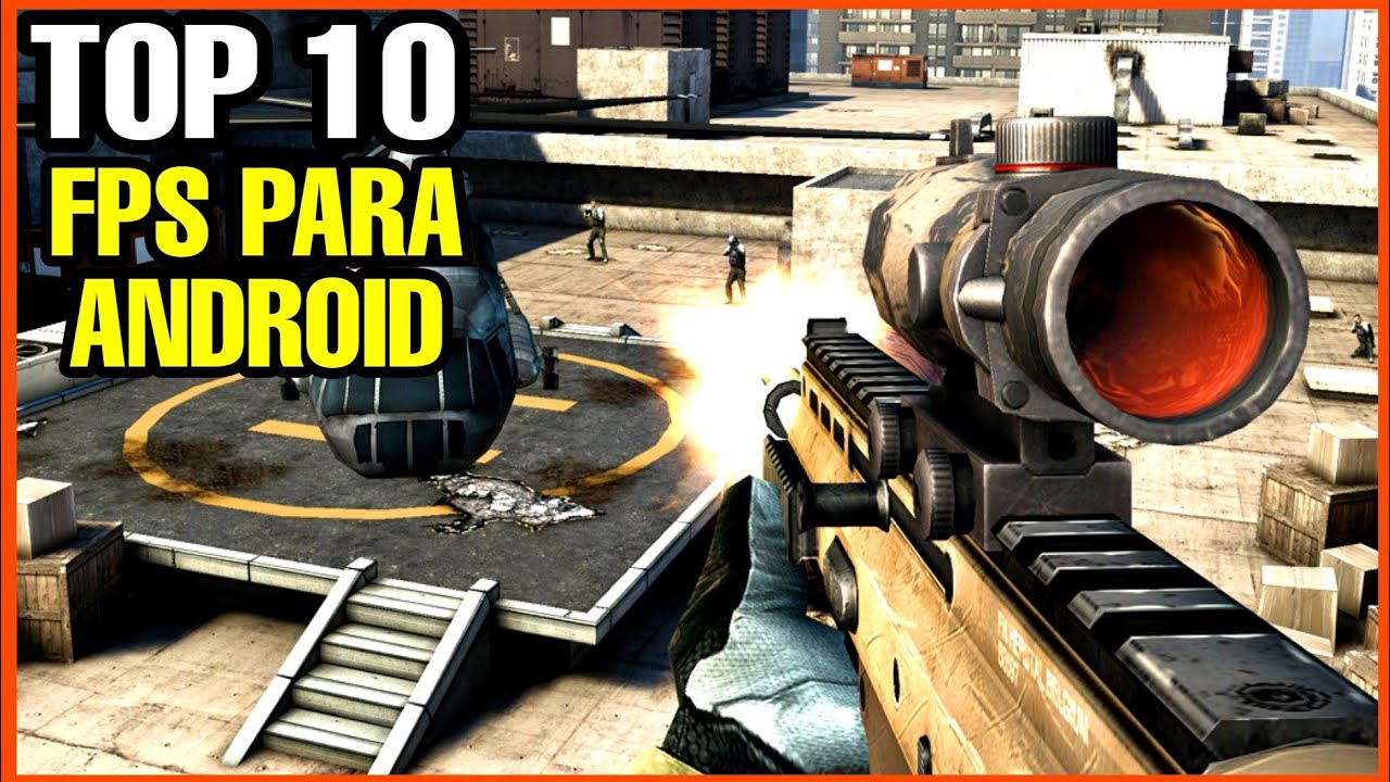 Os 10 MELHORES JOGOS de TIRO/FPS para Celular Android 