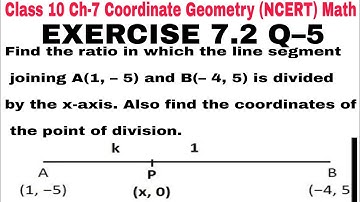 Ch-7 Ex-7.2 Q 5 coordinate and Geometry class 10 mathematics
