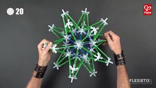 Grand Stellated Dodecahedron, Hape Flexistix Leonardo’s Elements Construction Toy,