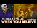 Mariah Carey, Whitney Houston Reaction When You Believe LIVE | Dereck Reacts