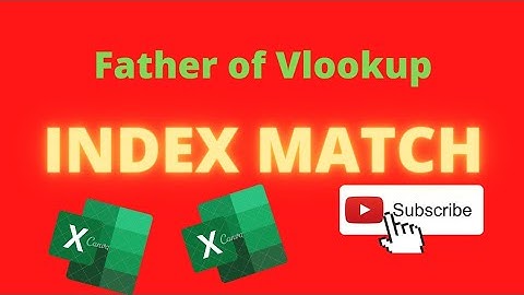 Index Match-The most powerful advance excel function