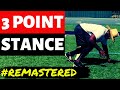 🏈 How To: 3 POINT STANCE  | Master Your Stance Fast! | DEFENSIVE LINE TECHNIQUES & FUNDAMENTALS