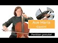 Ave maria de caccini pour violoncelle et piano partition gratuite